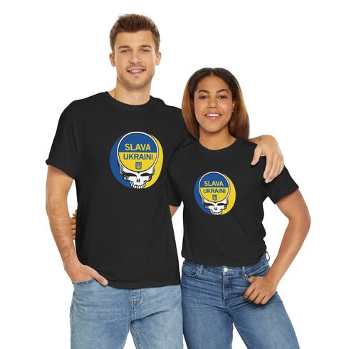 Grateful Dead - Slava Ukraini Stealie Grateful Dead T-Shirt - StealieShop